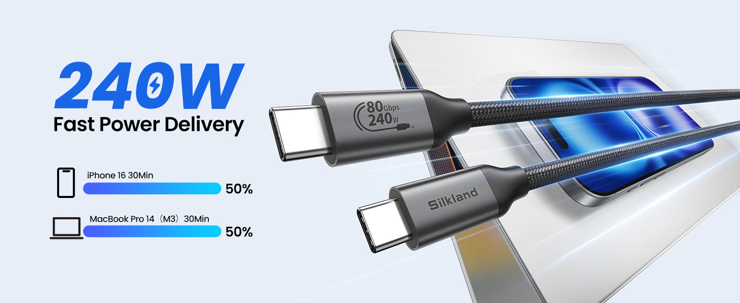 silkland usb4 cable supports 240w