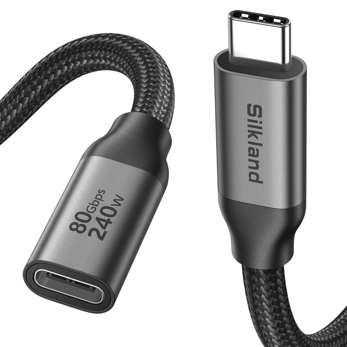 Silkland 80Gbps USB 4 Extension Cable
