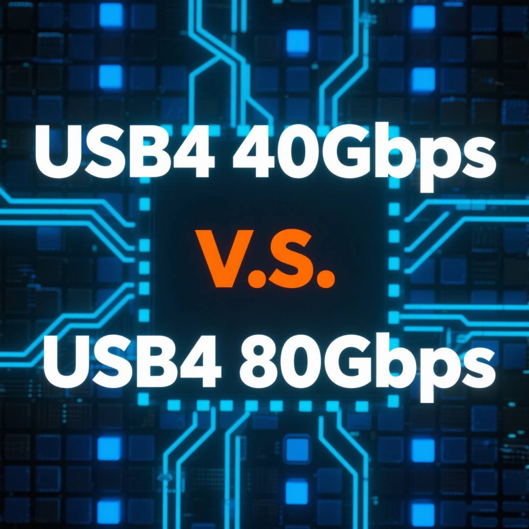 USB4 40 Gbps V.S. USB4 80 Gbps
