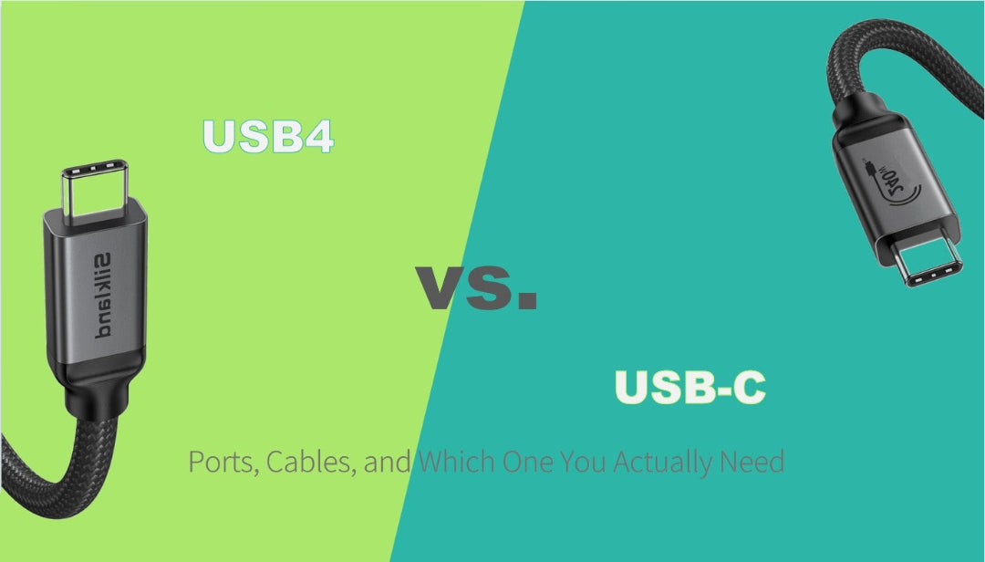 USB4 vs USB-C Explained: Ports, Cables, and Which One You Actually Need