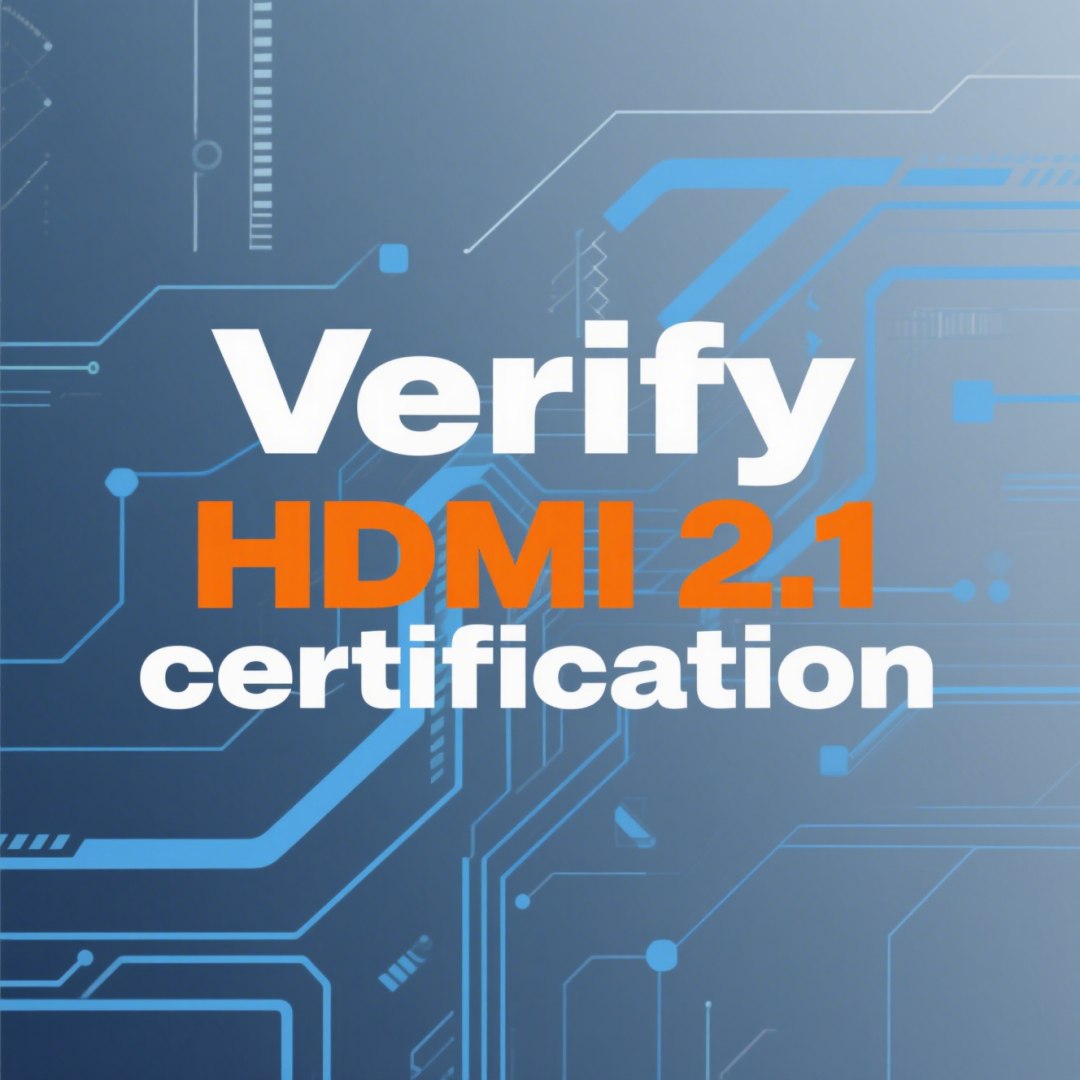 How to Verify if Your HDMI 2.1 Cable Is Certified