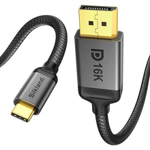 Load image into Gallery viewer, Silkland VESA Certified USB C to DisplayPort 2.1 Cable
