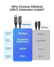 Lade das Bild in den Galerie-Viewer, Silkland USB C 3.2 Extension Cable
