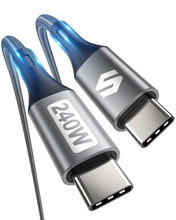 Load image into Gallery viewer, USB C to USB C Cable 3.3ft 2Pack 240W (5A 48V)
