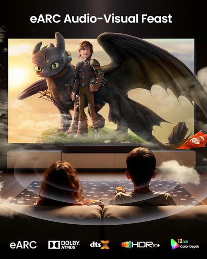 Silkland HDMI 2.1 Extension Cable - 8K@60Hz, 48Gbps Ultra High Speed